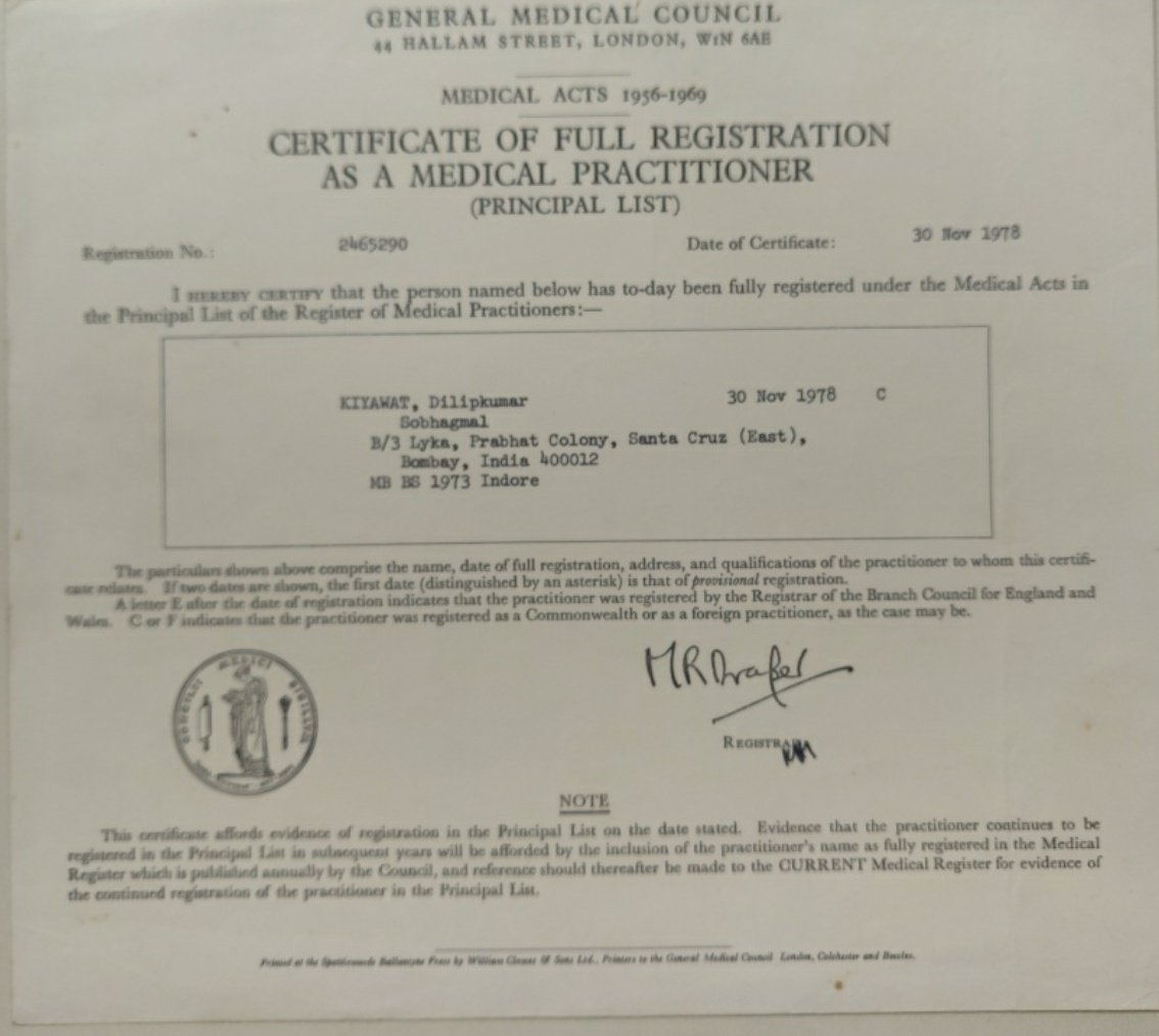 Certificate 1