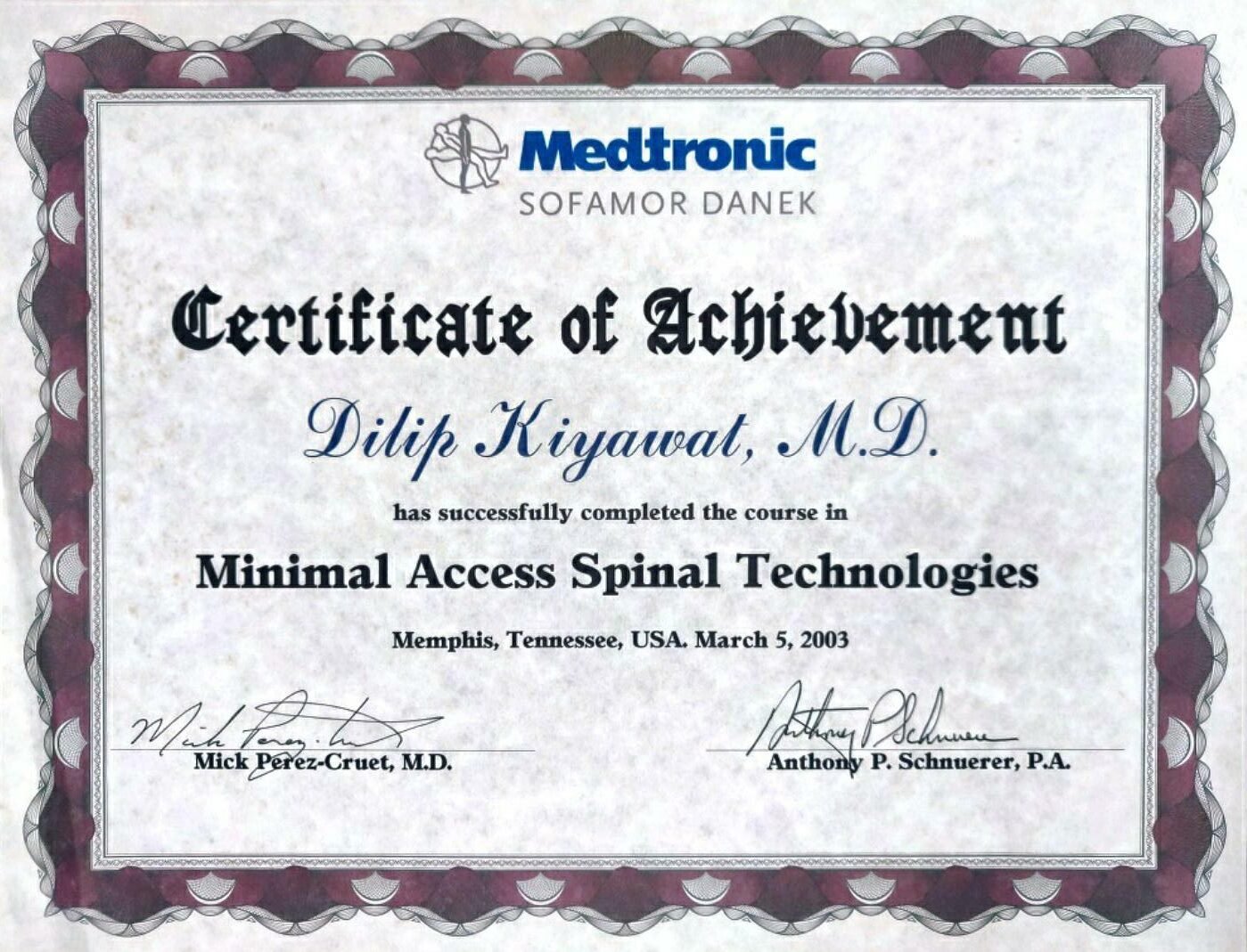Certificate 9