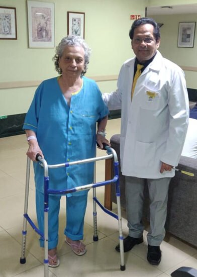 Dr. Dilip Kiyawat with Patient