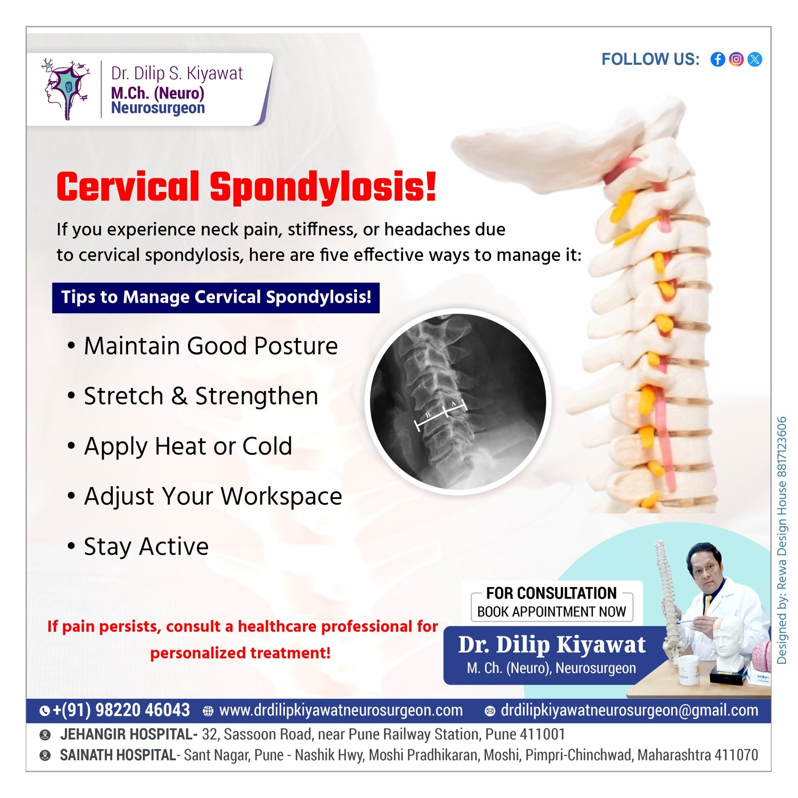 Cervical Spondylosis Clinical Anatomy and Degeneration Mechanics